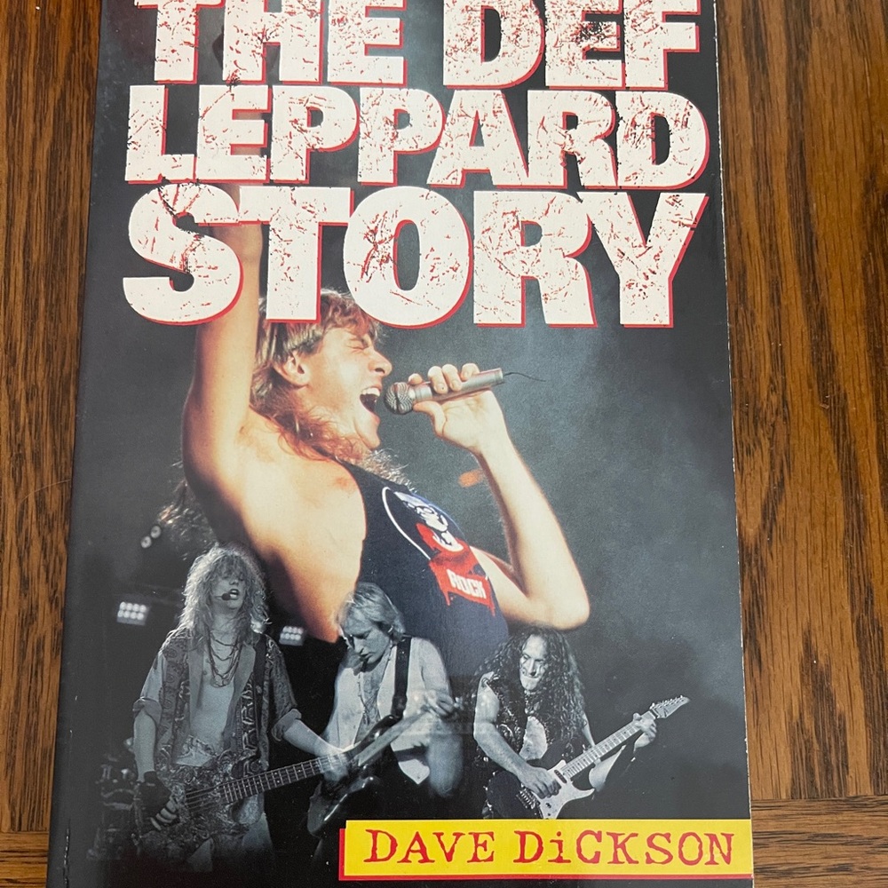 The Def Leppard Story Art Print - Black and Red